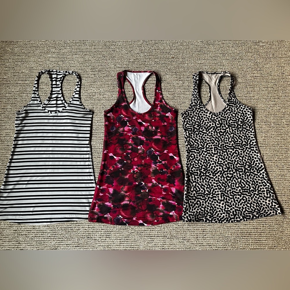 Lulu racerback 3 tank tops size 4
